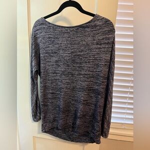 GAP Women's Charcoal Long Sleeve Top